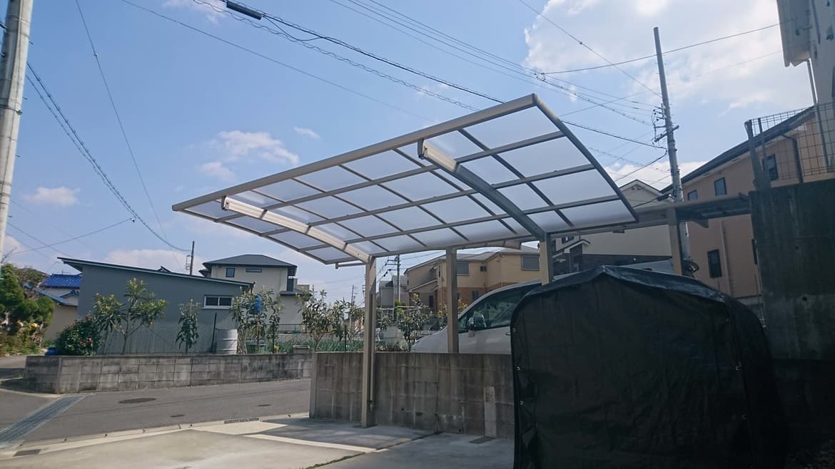 カーポート新設工事 知多市 | カーポート修理ならエクステリアの窓口知多市