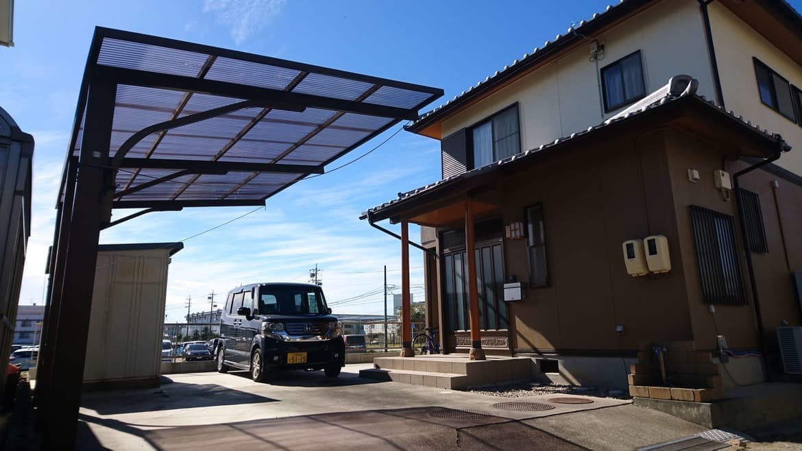 カーポート波板張替え 知多市 | カーポート修理ならエクステリアの窓口知多市