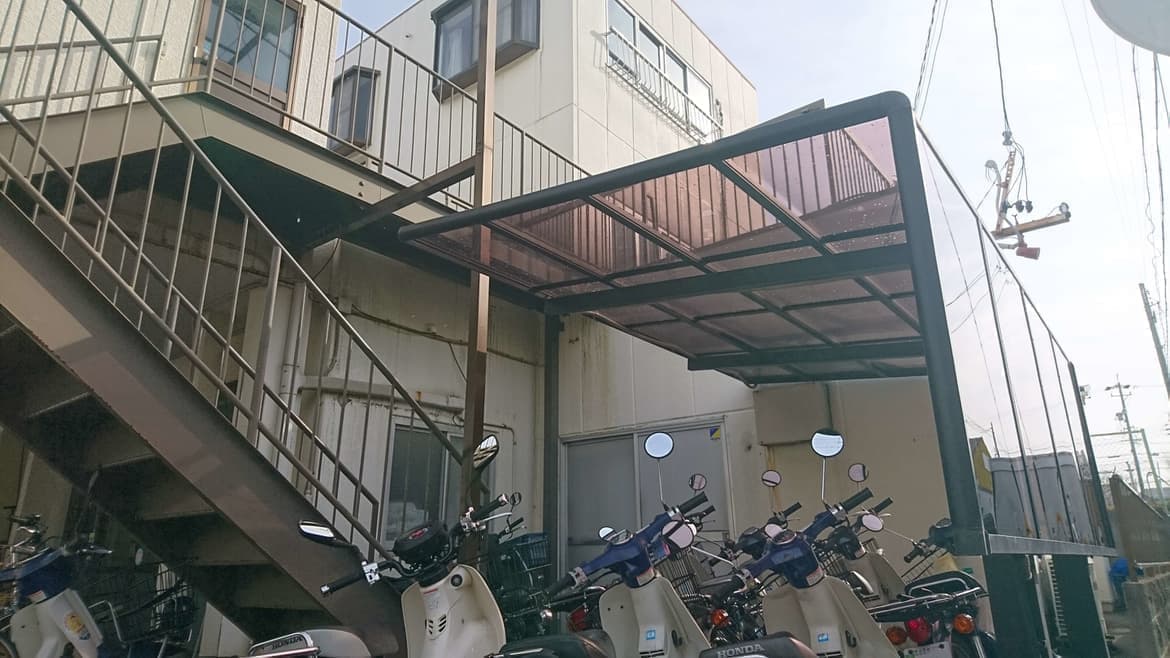 サイクルポート修理なら知多市のエクステリアの窓口知多市