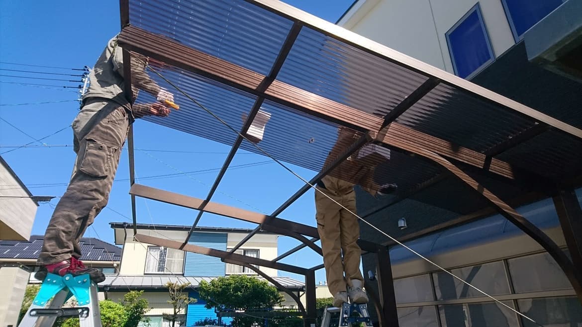 カーポート波板交換 知多市 | 波板交換ならエクステリアの窓口知多市