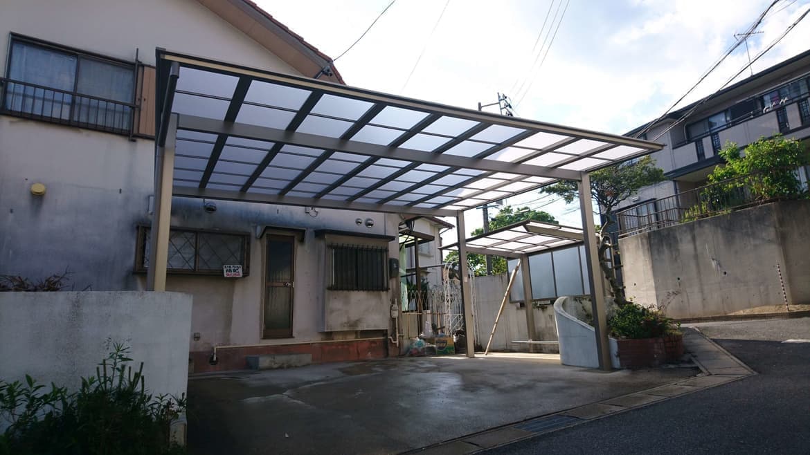 カーポート新設工事 知多市 | カーポート修理ならエクステリアの窓口知多市