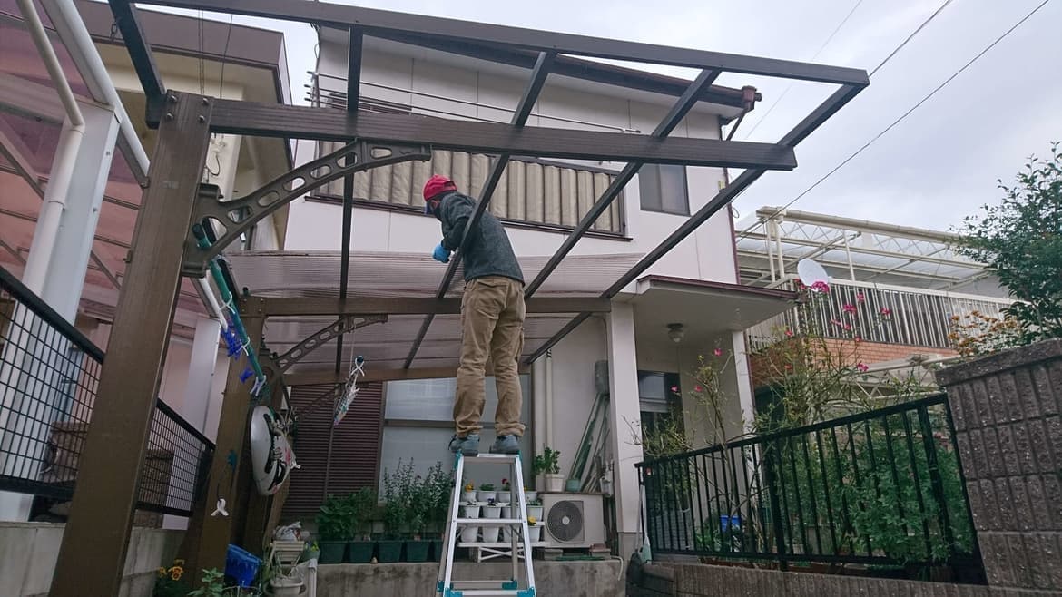 カーポート波板修理 知多市 | カーポート修理ならエクステリアの窓口知多市